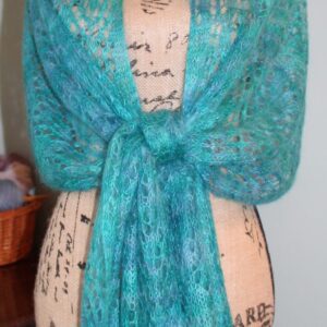 IMG 3207 scaled 300x300 - The Lace Knittery Halcyon Wrap PDF knitting pattern download