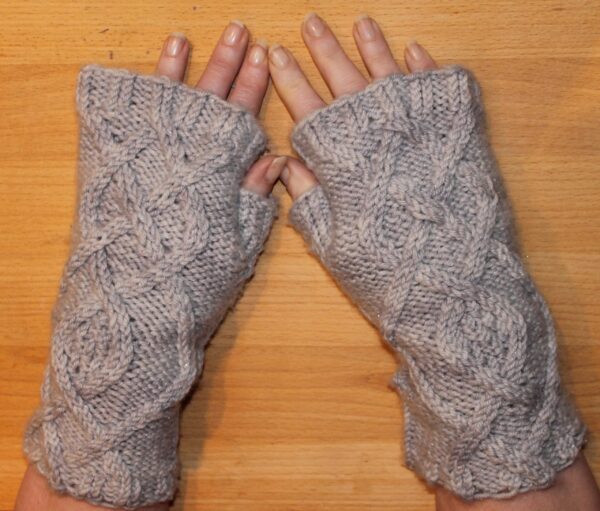 IMG 3473 scaled 600x511 - The Lace Knittery Penryn Mitts PDF knitting pattern