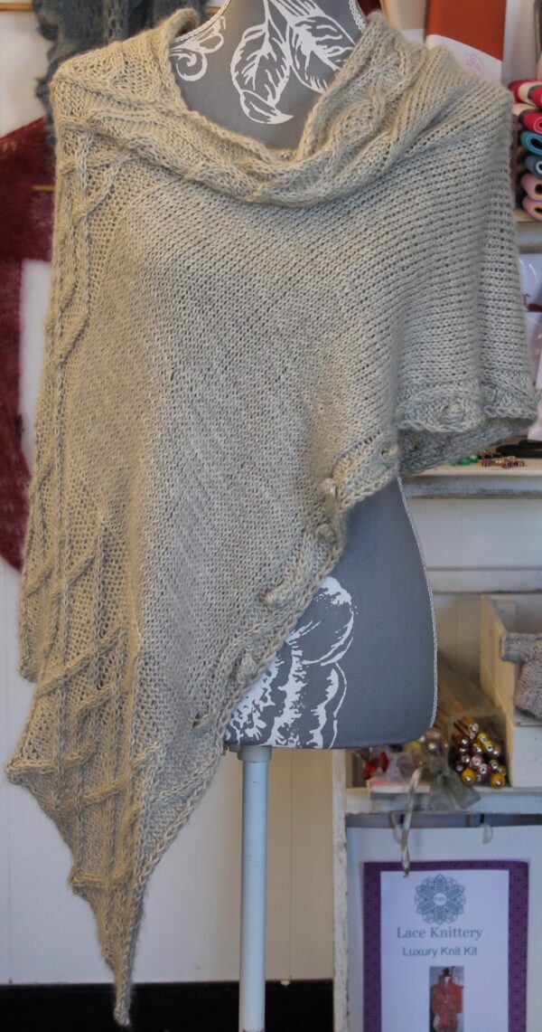 IMG 3479 scaled 600x1141 - The Lace Knittery Penryn Poncho PDF knitting pattern