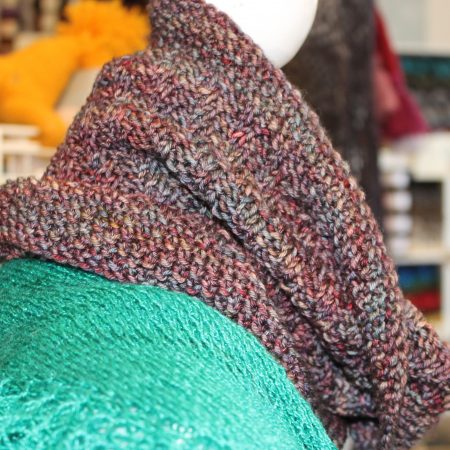 IMG 3515 450x450 - The Lace Knittery Twist It Cowl PDF Knitting Pattern