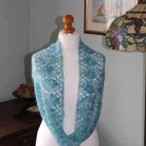 mermaid infinity scarf feb 2015 001 2016 03 29 14 01 25 UTC scaled 300x300 - The Lace Knittery Mermaid Scarf PDF knitting pattern
