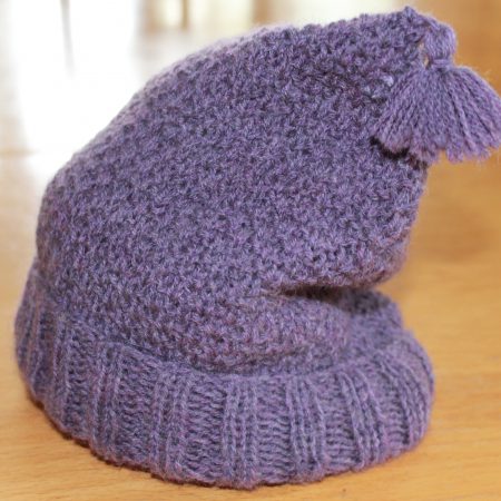 tassel hat 004 2016 03 29 14 01 25 UTC 450x450 - The Lace Knittery Tassel Hat PDF Knitting Pattern