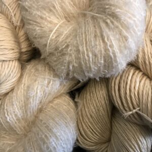 Undyed Yarns and Fibre