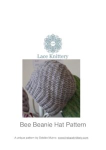 bee beanie hat pattern cover pdf 212x300 - bee beanie hat pattern cover