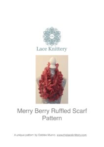 merry berry ruffle scarf pattern cover pdf 212x300 - merry berry ruffle scarf pattern cover